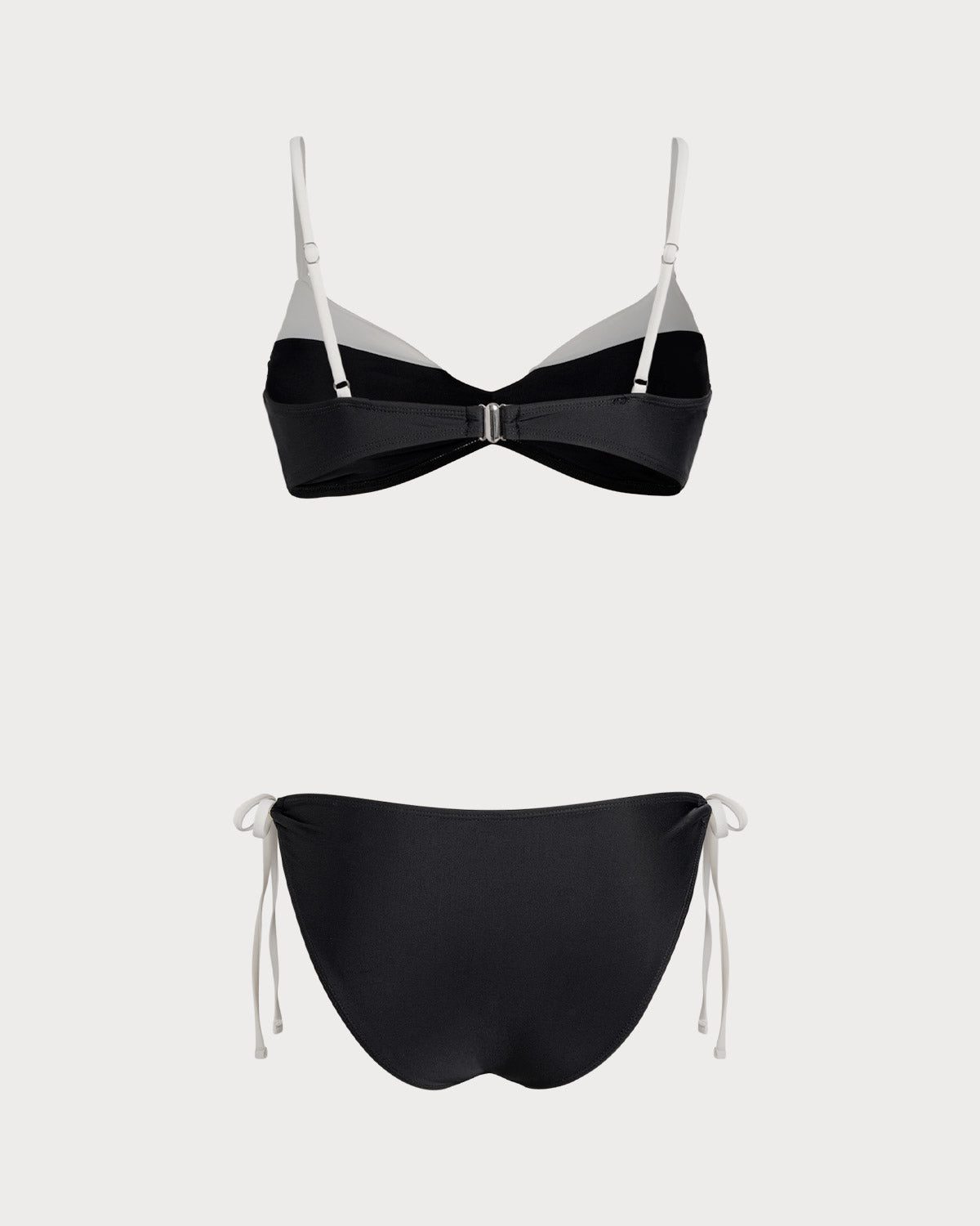 Siyah Contrasting Bralet Bikini Takımı