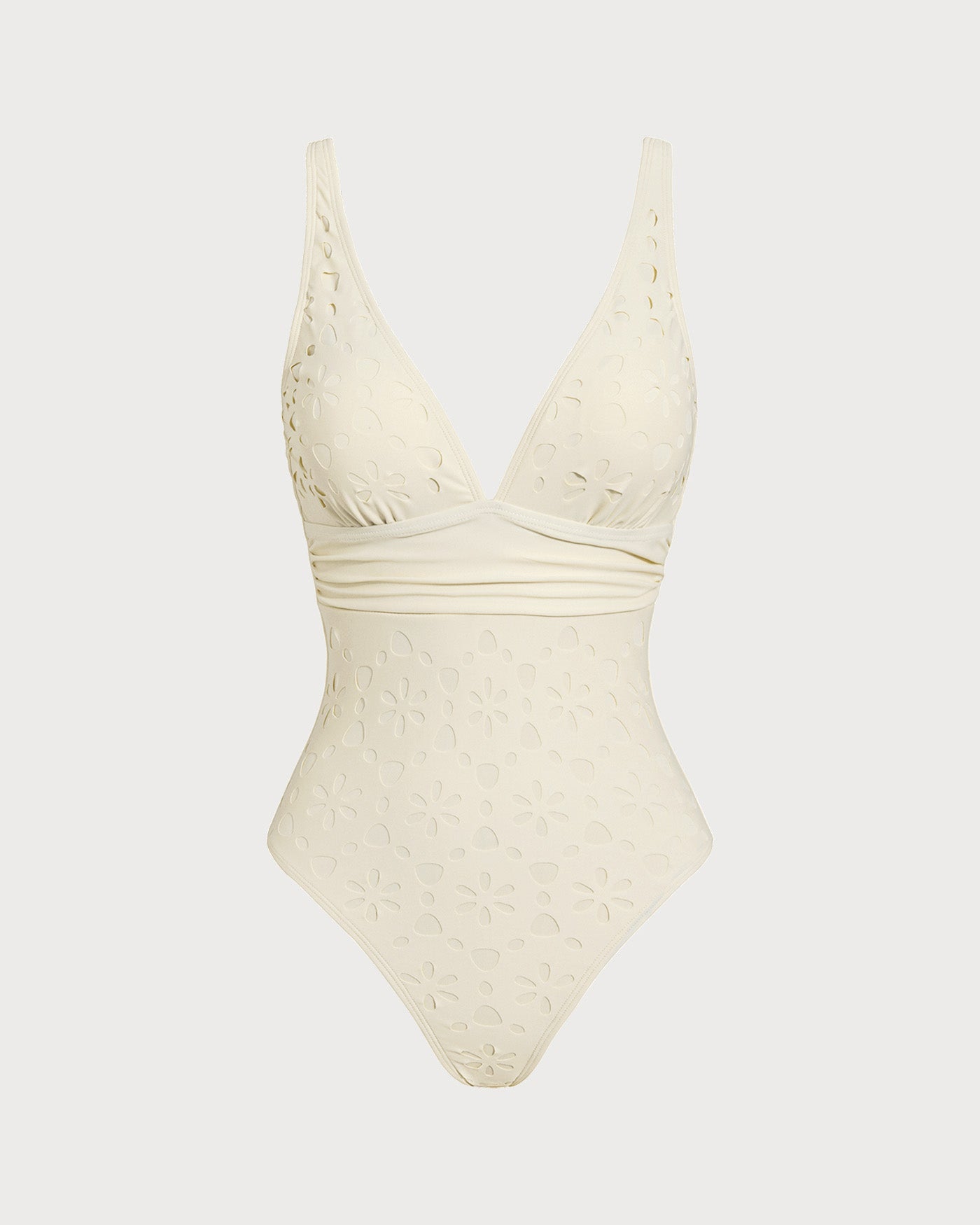 Off Beyaz Bralet Tek Parça Mayo