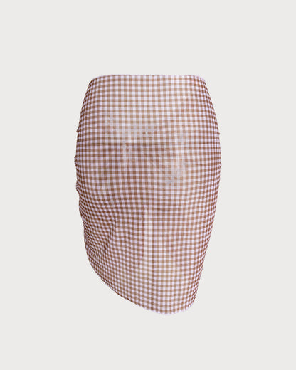 Kahve Ekose Cover-up