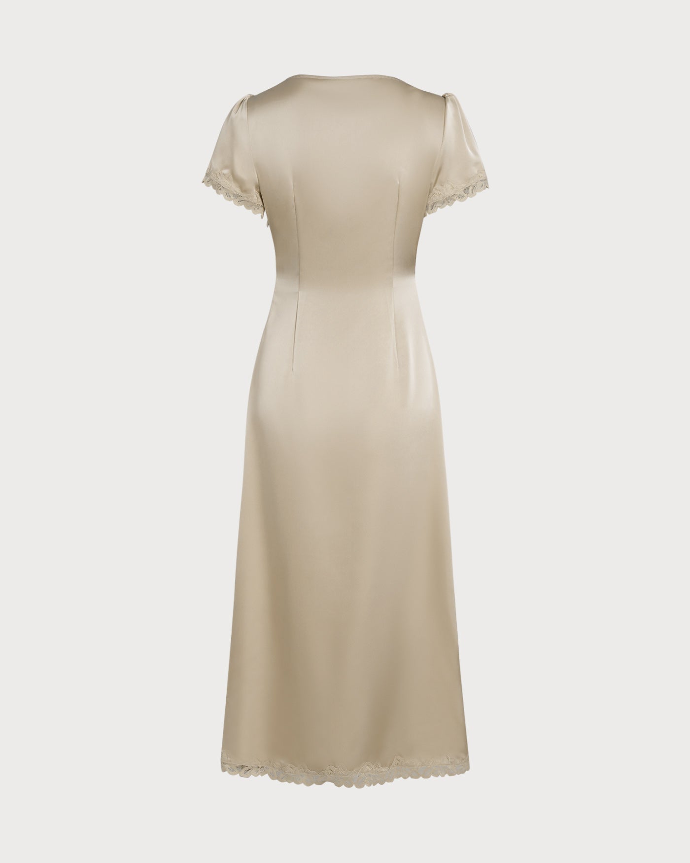 Kayısı Dantelli Tunik Maxi Elbiseler